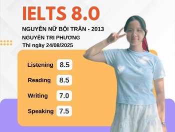 THÁNG 8 RỰC RỠ – BÃO ĐIỂM 8.0 IELTS TẠI MTEC!🌟