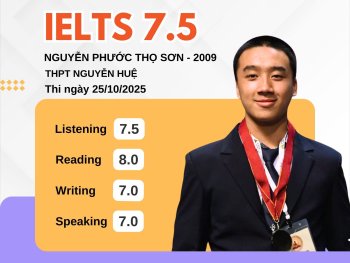 🎉 Chúc mừng Thọ Sơn, Mai Khôi và các bạn đã đạt và vượt mục tiêu trong kỳ thi ngay trước những ngày mưa lũ lịch sử tại Huế cuối tháng 10-2025 🎉