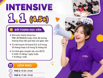 TUYỂN SINH LỚP NHÓM NHỎ IELTS TẠI MTEC – LỘ TRÌNH CÁ NHÂN HÓA TỪ 4.5+ → 6.5+