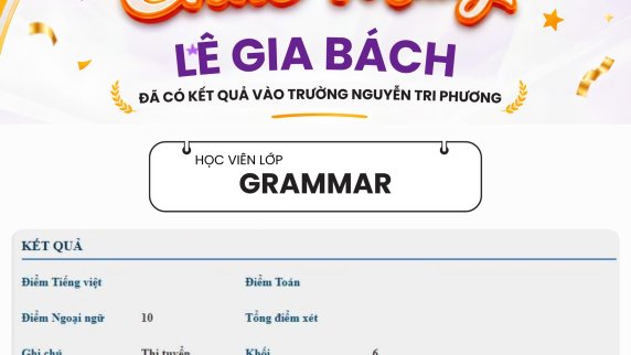 Chúc mừng hơn 30 học sinh MTEC đã trúng tuyển Trường Nguyễn Tri Phương – năm học 2025–2026.