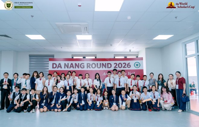 Sau 6 tuần chuẩn bị nghiêm túc và tập trung cao độ,gần 100 học sinh MTEC từ các lớp Debate và các nhóm ghép team đã bước vào World Scholar’s Cup 2026 – vòng Regional tại Đà Nẵng. Một hành trình ngắn nhưng đòi hỏi rất nhiều nỗ lực.